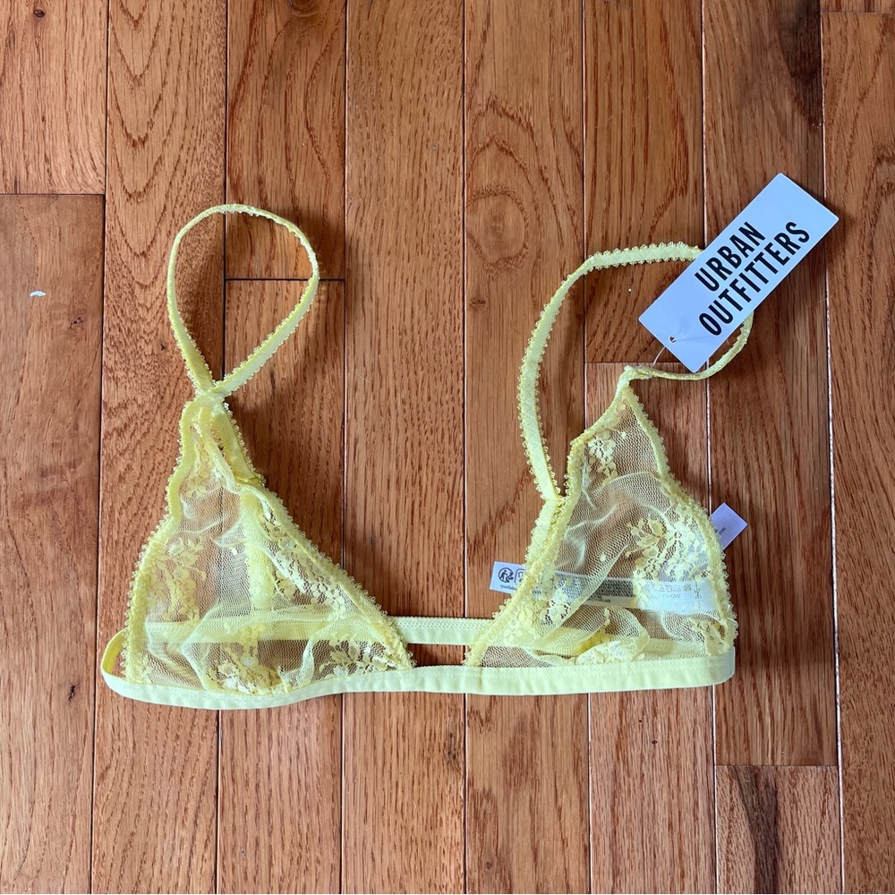 NWT Urban Outfitters Lace Triangle Bralette